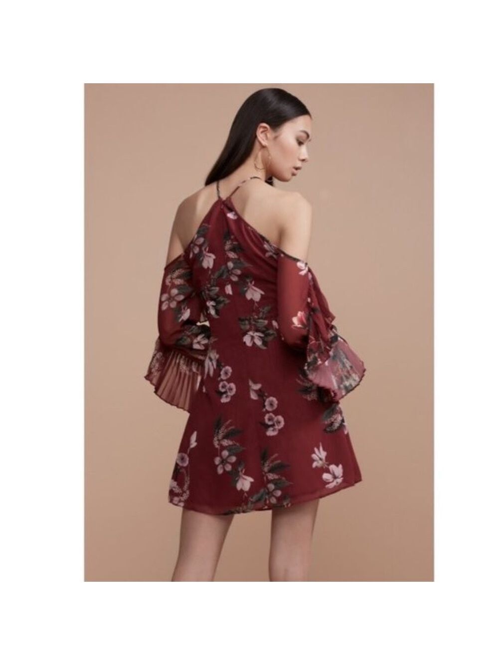 Keepsake Last Dance Long Sleeve Mini Dress
